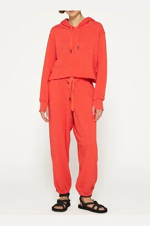 10 days Cropped Hoodie Poppy Red