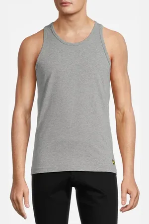 Lyle & Scott Aaron 3 Pack Vest Jet Black/ Mid Grey Marl/ White