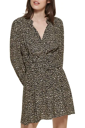 DKNY Printed L/s Split Ne Black Multi