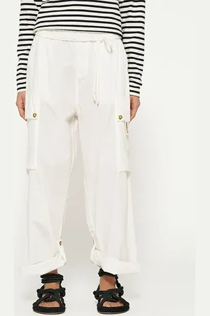 10 days Loose Utility Pants Ecru