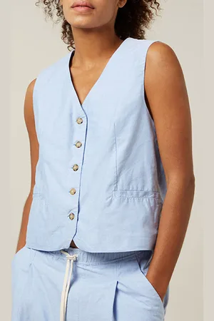10 days Oxford Gilet Classic Blue
