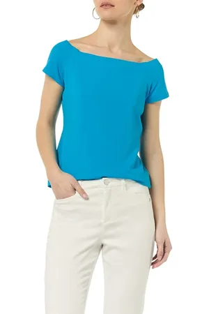 Comma, T-shirts Blue