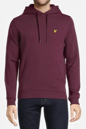 Lyle & Scott Pullover Hoodie Burgundy