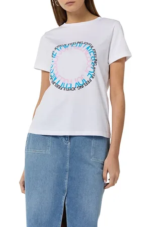 Comma, T-shirts White