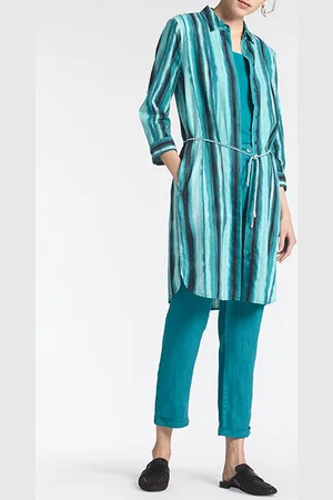 Sandwich Dress Woven Medium Deep Lake