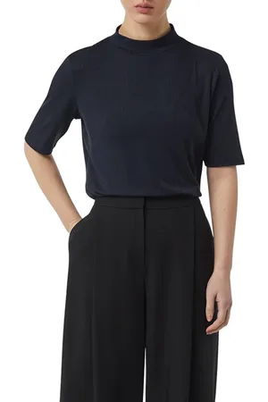 Comma, T-shirts Blue-marine