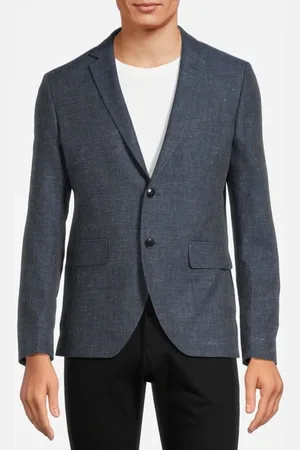 John Varvatos Austin Fit - Two Button Notch Lapel Jacket Dark Navy