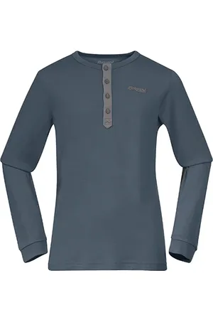 Bergans Myske Wool Youth Shirt Orion Blue