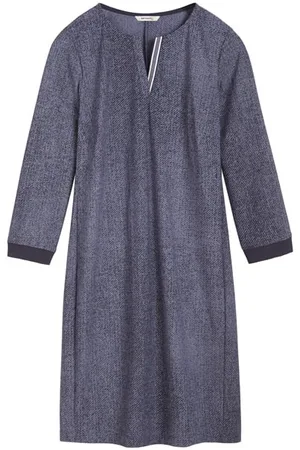 Sandwich Dress Jersey Medium Blue Grey