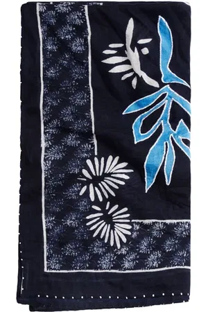 Sandwich Scarf Woven True Blue