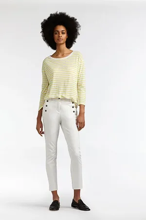 Sandwich T-shirt Long Sleeves Blazing Yellow