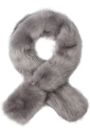 Sandwich Scarf Woven Mid Grey Htr