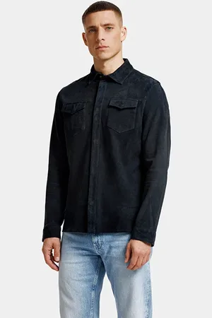 ALTER EGO Robert Overshirt Blueberry