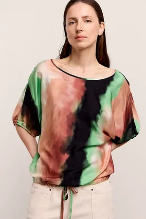 Summum Woman Top Cloudy Dream Print Multicolour
