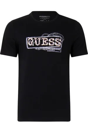 Guess GUESS Ss Cn Box Logo Jet Black A996