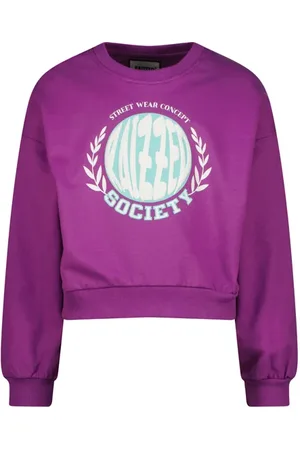 Raizzed Girls Marie Sweater Flower Purple