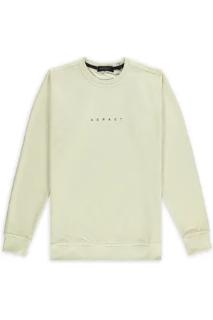 Aspact Unisex Embroidery Sweater Aqua