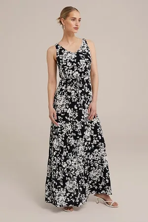 WE Fashion Dress Maxi Length Black