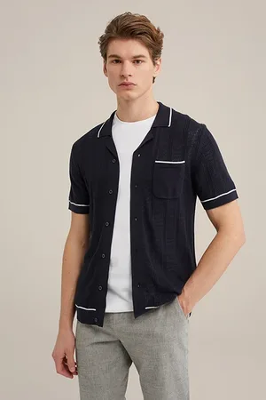 WE Fashion Polo Dark Blue