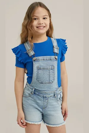 WE Fashion Salopette Green Blue