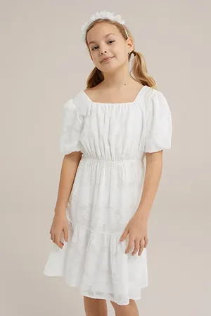 WE Fashion Dress Mid Length White
