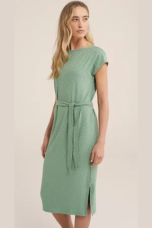 WE Fashion Dress Midi Mint Green
