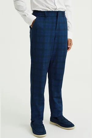WE Fashion Pantalon Cobalt Blue