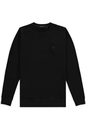 Aspact Unisex Leather Sweater Black