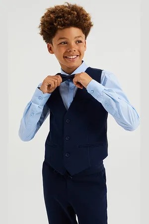 WE Fashion Waistcoat Dark Blue