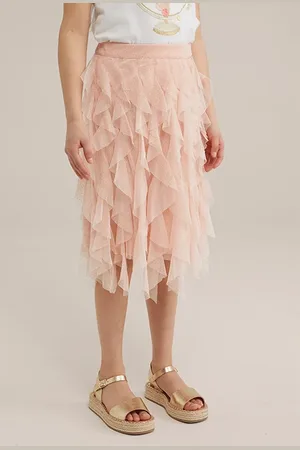 WE Fashion Skirt Maxi Length Salmon Pink