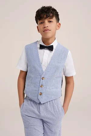 WE Fashion Waistcoat Blue