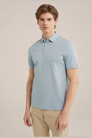 WE Fashion Polo Light Blue