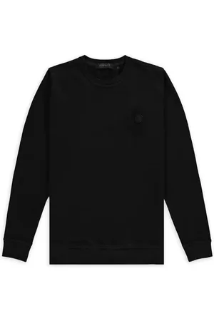 Aspact Unisex Graffiti Teddy Sweater Black