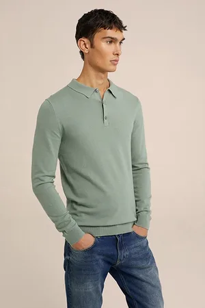 WE Fashion Polo Pastel Green