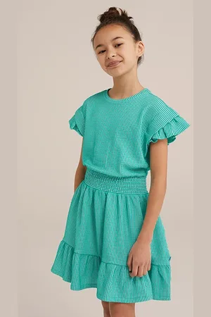 WE Fashion Dress Mid Length Green