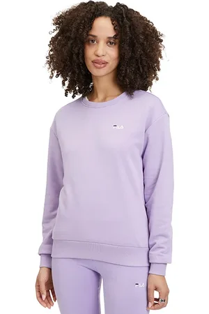 Fila Bantin Slightly Cropped Crew Sweat Viola