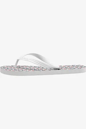 Fila Troy Logo Slipper White