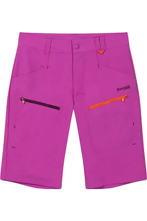 Bergans Utne Youth Girl Shorts Pink Rose / Plum / Koi Orange