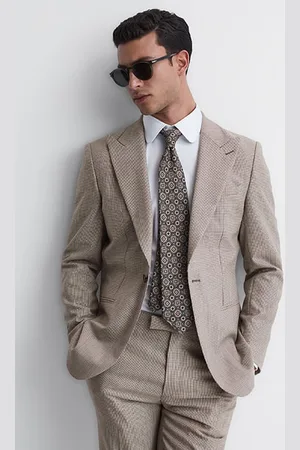 Reiss Pew-sb 1b Peak Puppytooth Brown