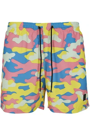 Urban classics Camo Swim Shorts Happy Camo