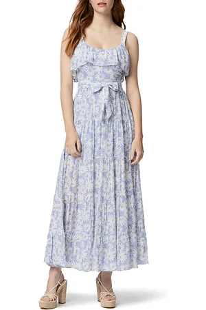 Paige Tevin Maxi Dress Periwinkle Multi