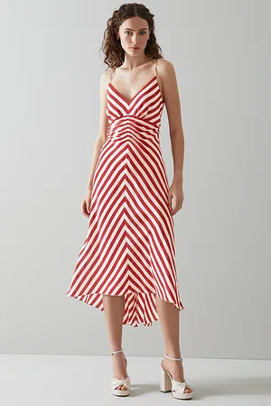LK Bennett Claud Midi Dress Multicolor