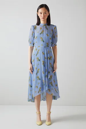 LK Bennett Thalia Midi Dress Multicolor