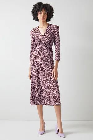 LK Bennett Gabrielle Midi Dress Multicolor
