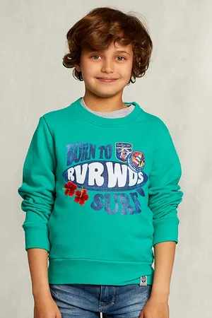 River Woods Fantasy Crew Neck Sweater Moscow Mule Green