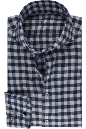 Stenströms Slimline/22, Rc Cuff, Sport Dark Blue Check