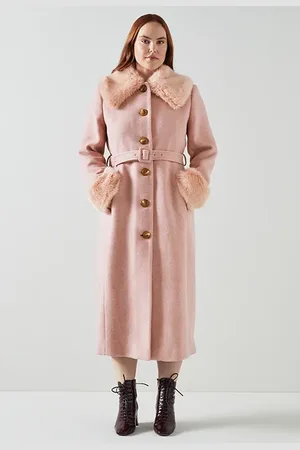 LK Bennett Bryony Trench Coat Pink