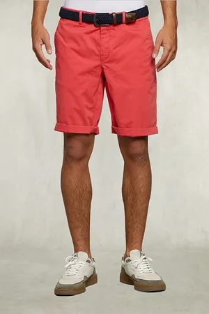 River Woods Cotton Chino Short Passion Red
