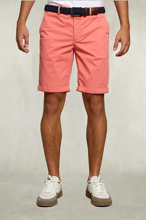 River Woods Cotton Chino Short Juice Red