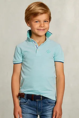 River Woods Custom Fit Cotton Polo Mint Green